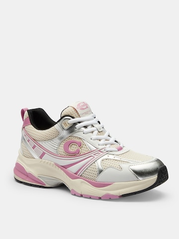 Baskets basses COACH en rose