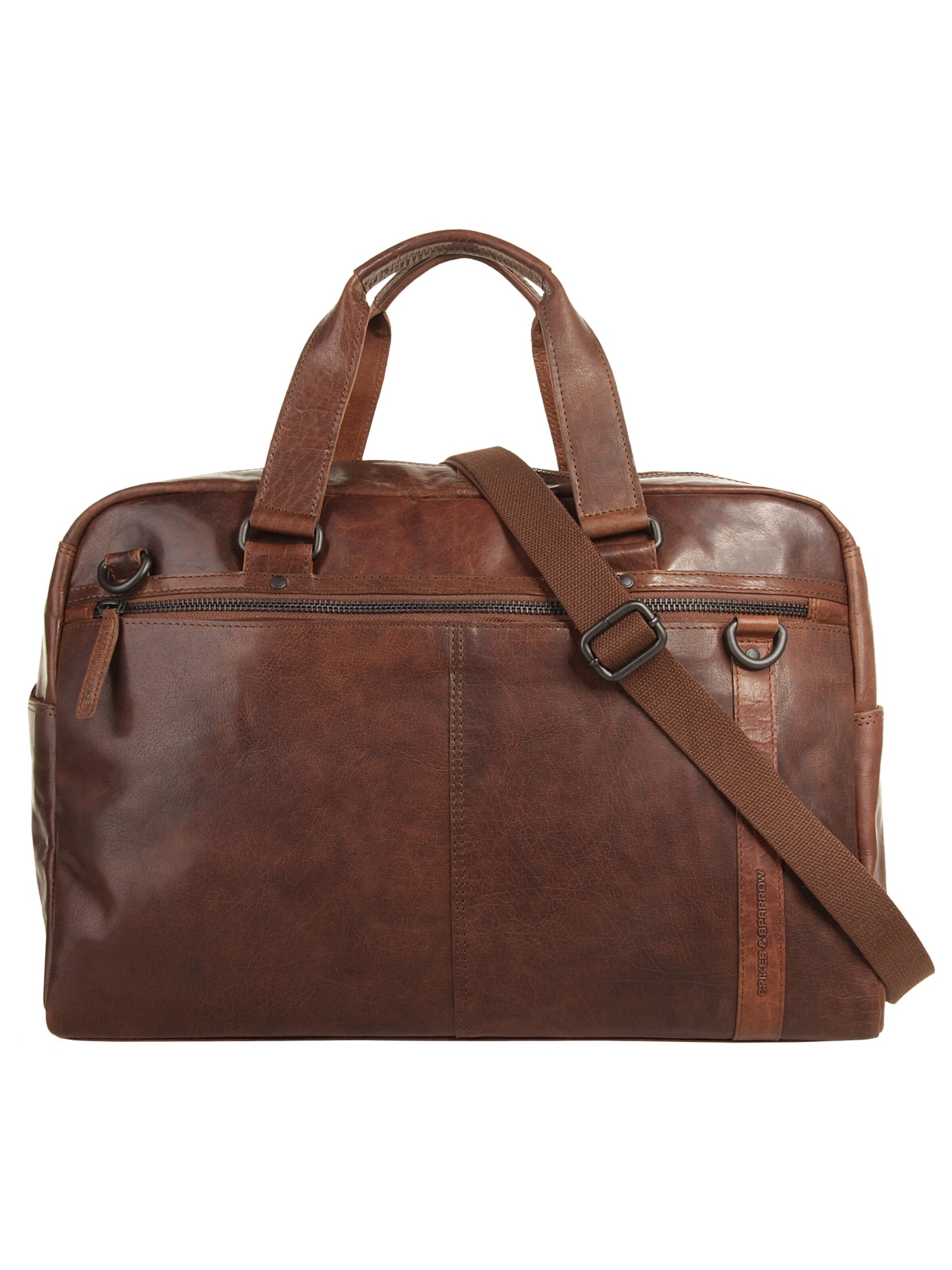 Sac de voyage Spikes & Sparrow en marron : devant