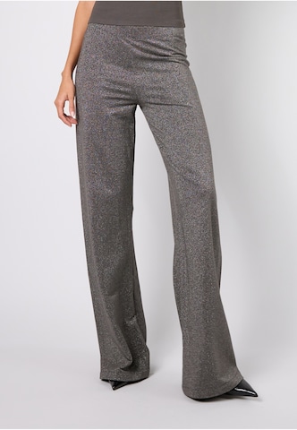 Wide leg Pantaloni 'Loui' di OH APRIL in grigio: frontale