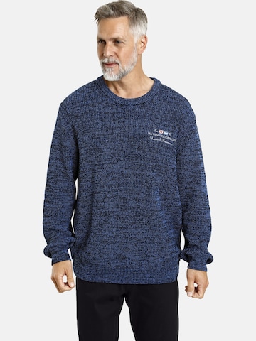 Jan Vanderstorm Sweater 'Beetu' in Blue: front