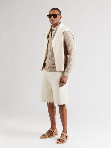 Kronstadt Kardigán 'Carlo' - bézs