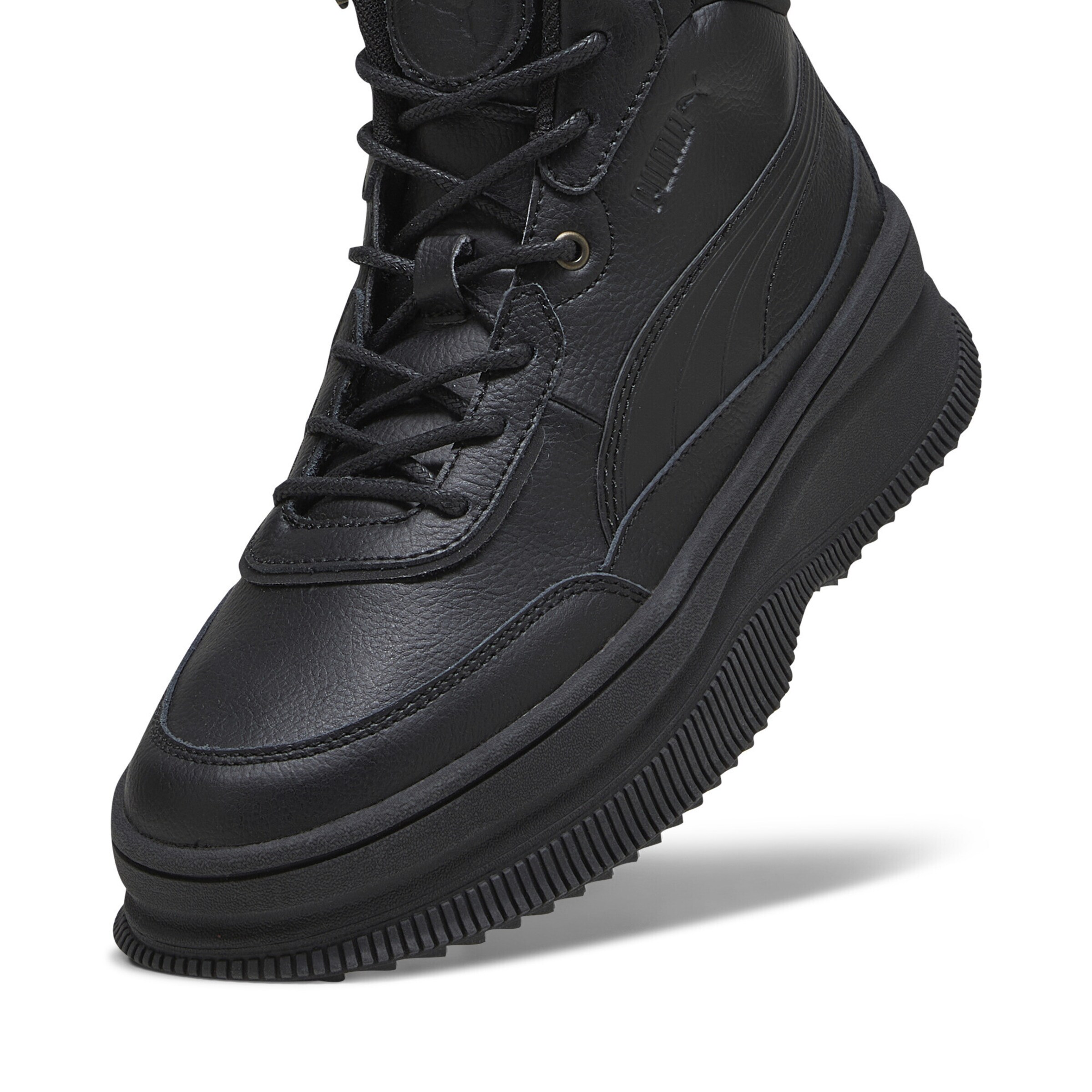 PUMA Lace-Up Ankle Boots 'Mayra' in Black
