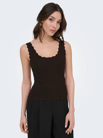 JDY Knitted top 'JDYNANNA' in Brown