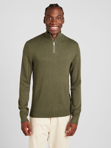 Pull-over Lindbergh en vert : devant