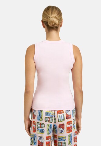 Milano Italy Geripptes Tanktop in Rot