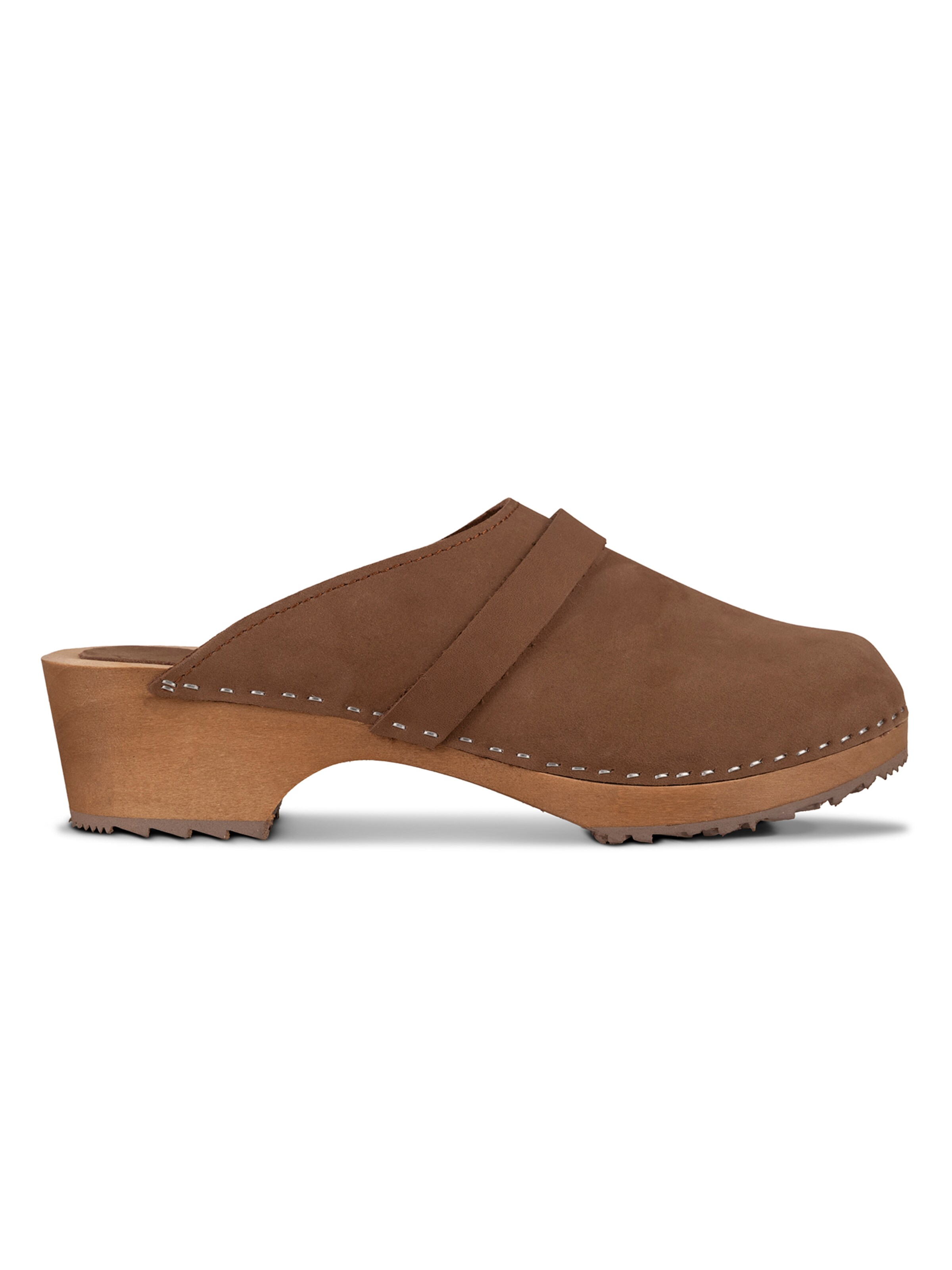 Vivisence Clogs 'B0002'‌‌‌‌‌‌ in Braun: Vorderseite