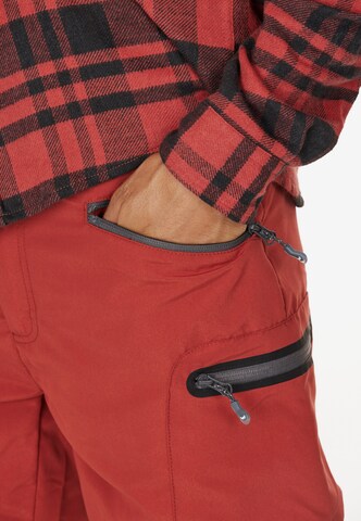 Whistler Regular Workout Pants 'Stian' in Red