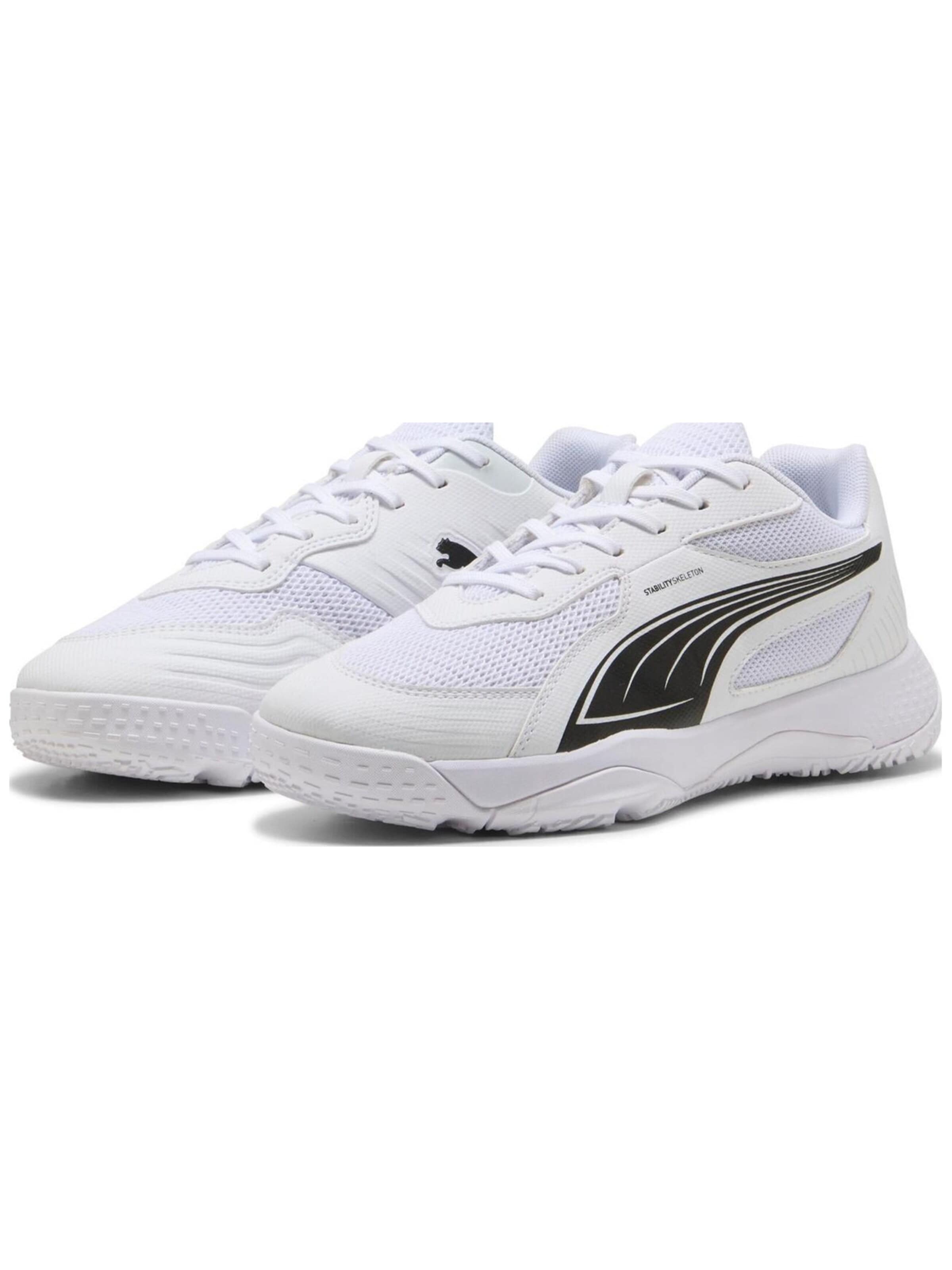PUMA - Zapatillas de fútbol 'Puma Solarflash III Jr Team' en blanco