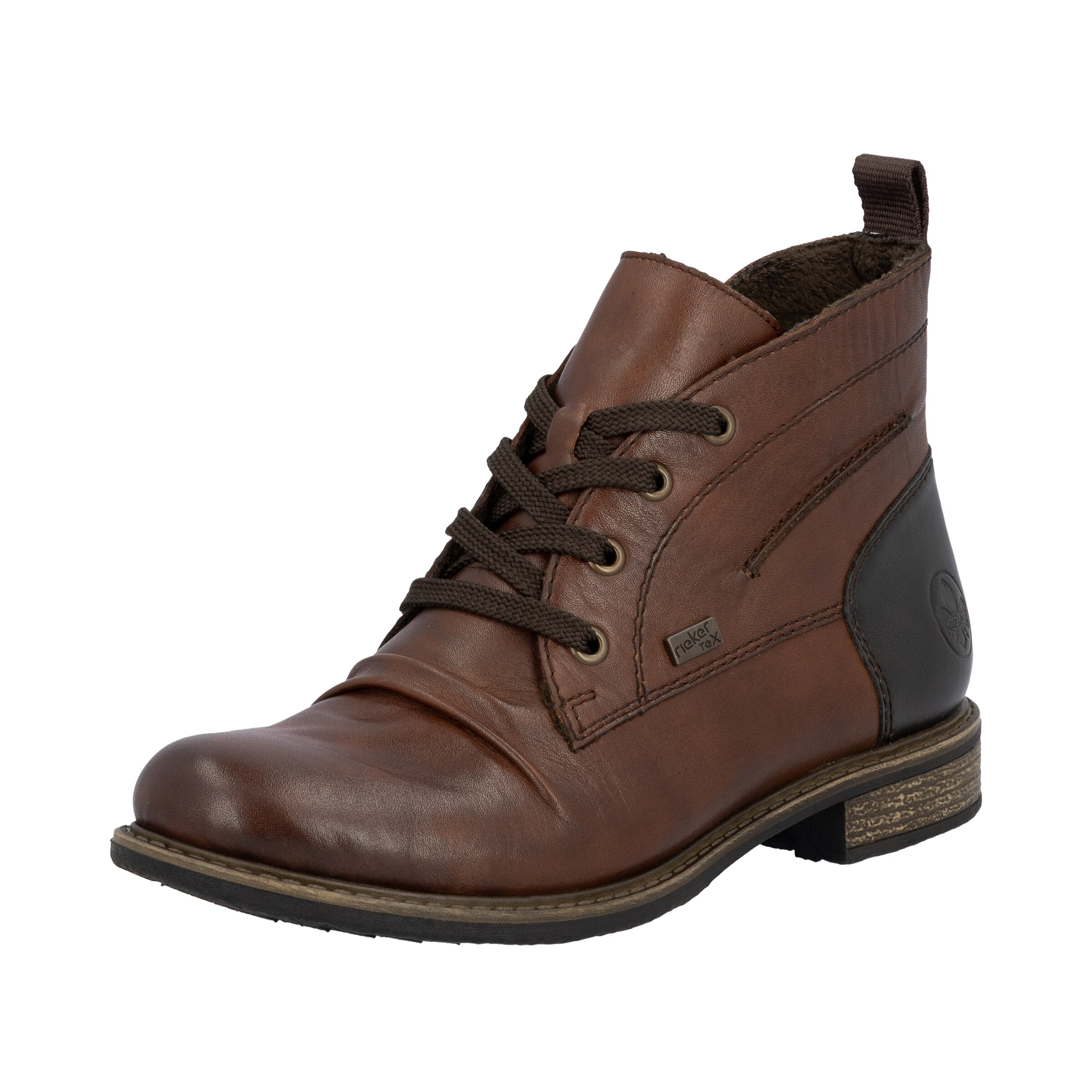Rieker Bottines à lacets ' 74804 ' en marron, Vue avec produit