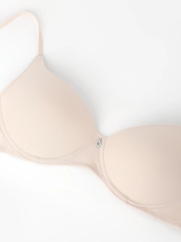 Key T-shirt Bra 'Biustonosz TBM 122' in Beige