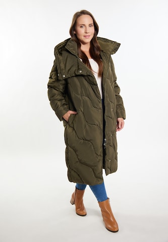 Manteau d’hiver 'Sivene' Usha en vert