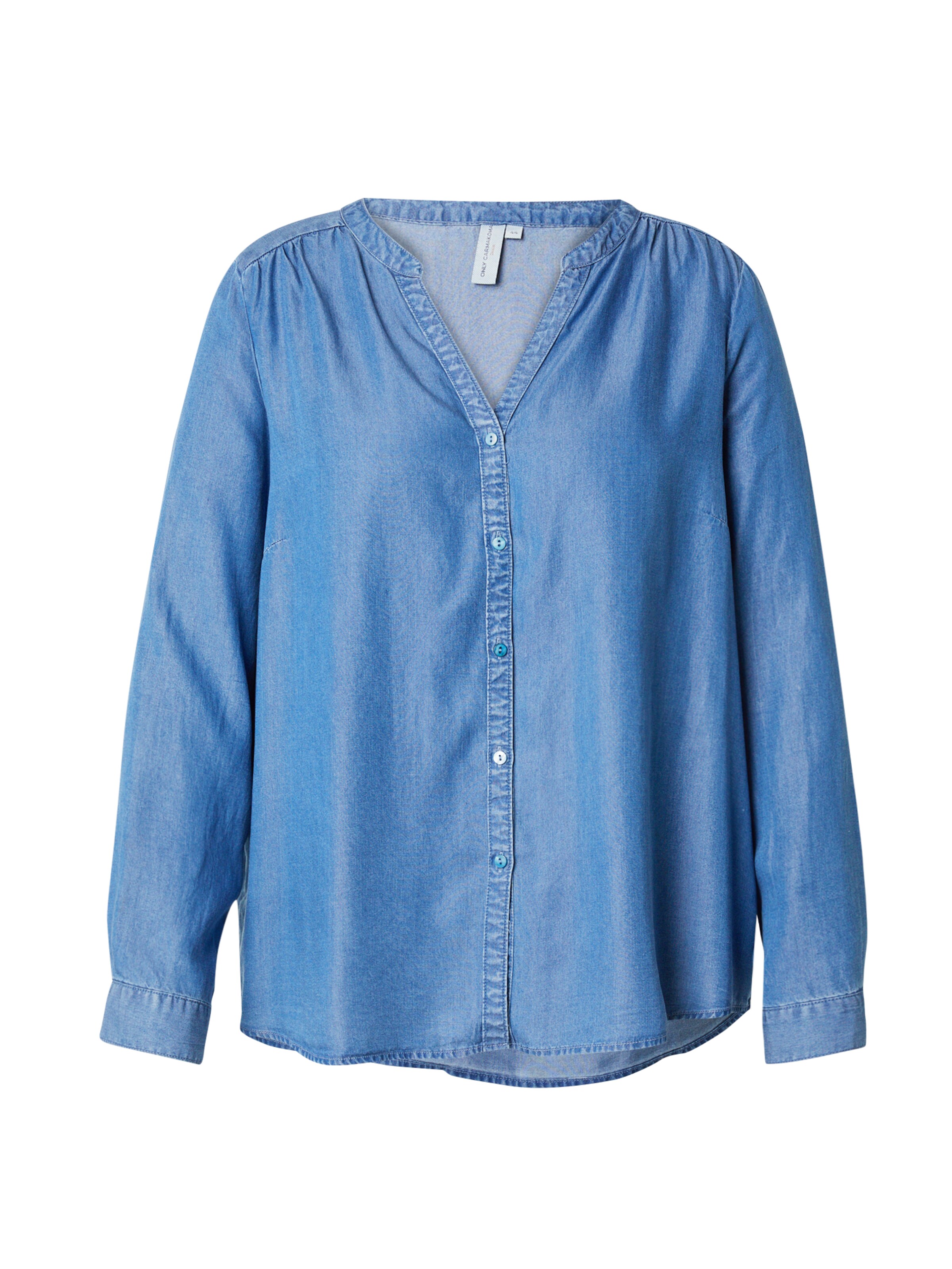 ONLY Carmakoma - Blusa 'CARSema' en azul: frente