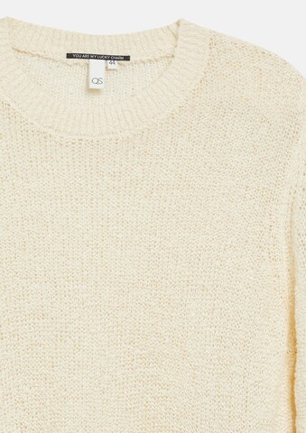 QS Pullover in Beige