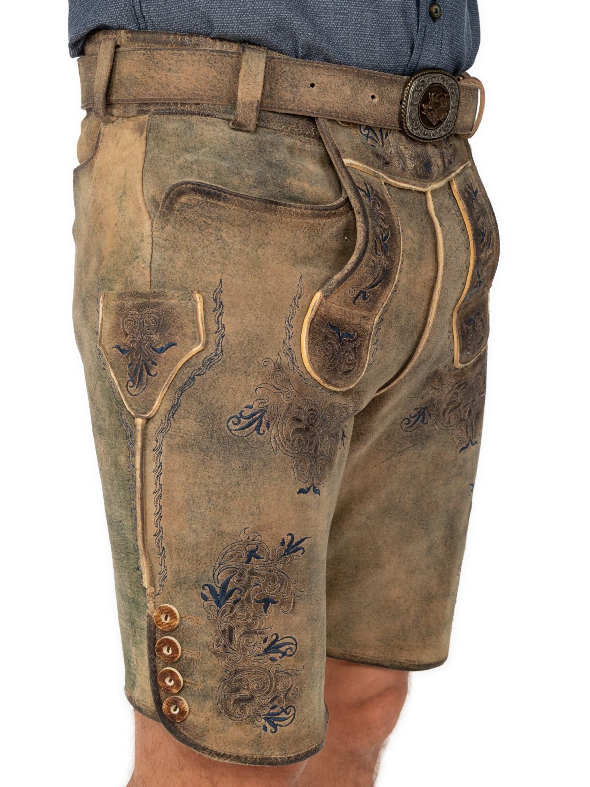 Schweigerts Regular Traditional Pants 'BUCHNER' in Brown