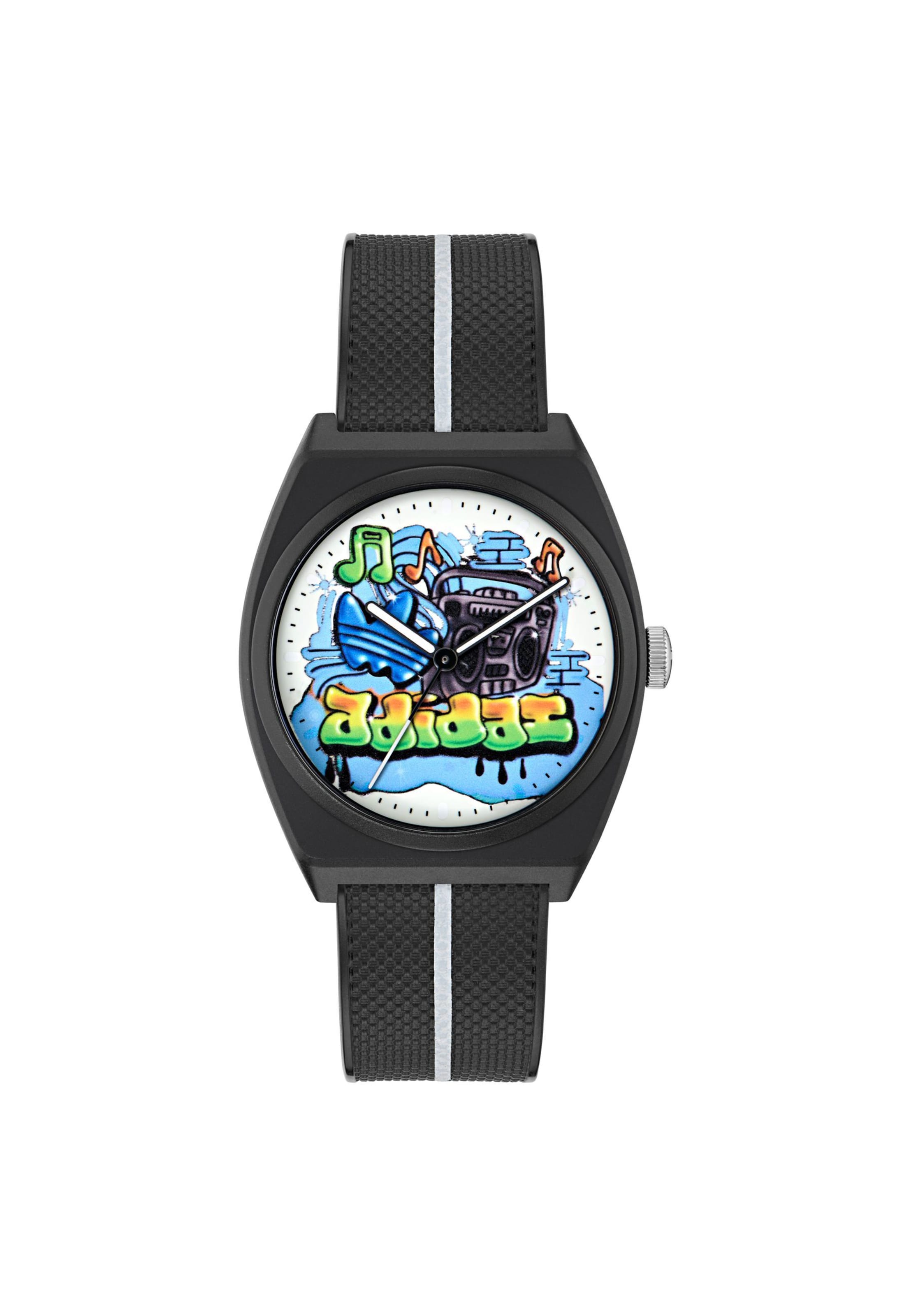 ADIDAS ORIGINALS Uhr 'Project Two' in Schwarz: Vorderseite