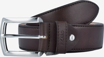 Ceinture 'Authentic ' Picard en marron : devant