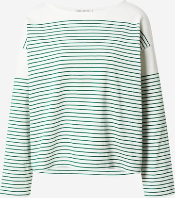 Marc O'Polo Sweatshirt in Groen: voorkant