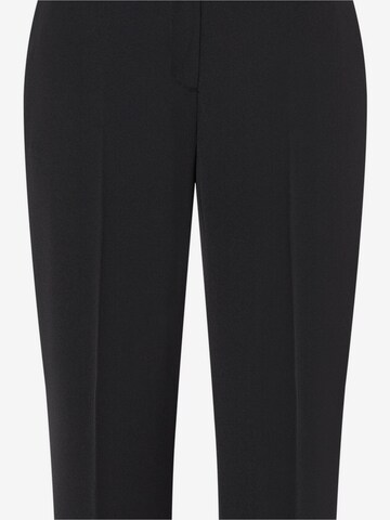 MORE & MORE Flared Pleated Pants in Black