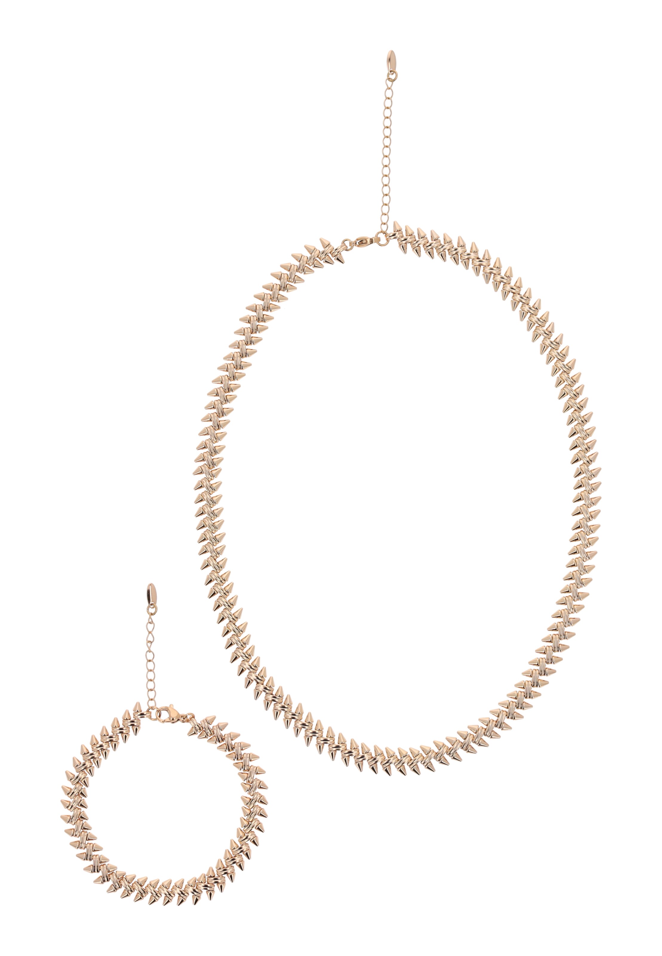 faina Conjuntos de bijuteria em ouro, Vista do artigo