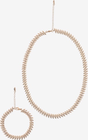 faina - Conjunto de joyería en oro: frente