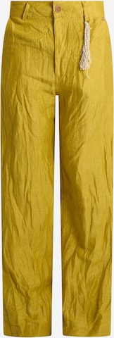 Regular Pantalon SOUVENIR en jaune : devant