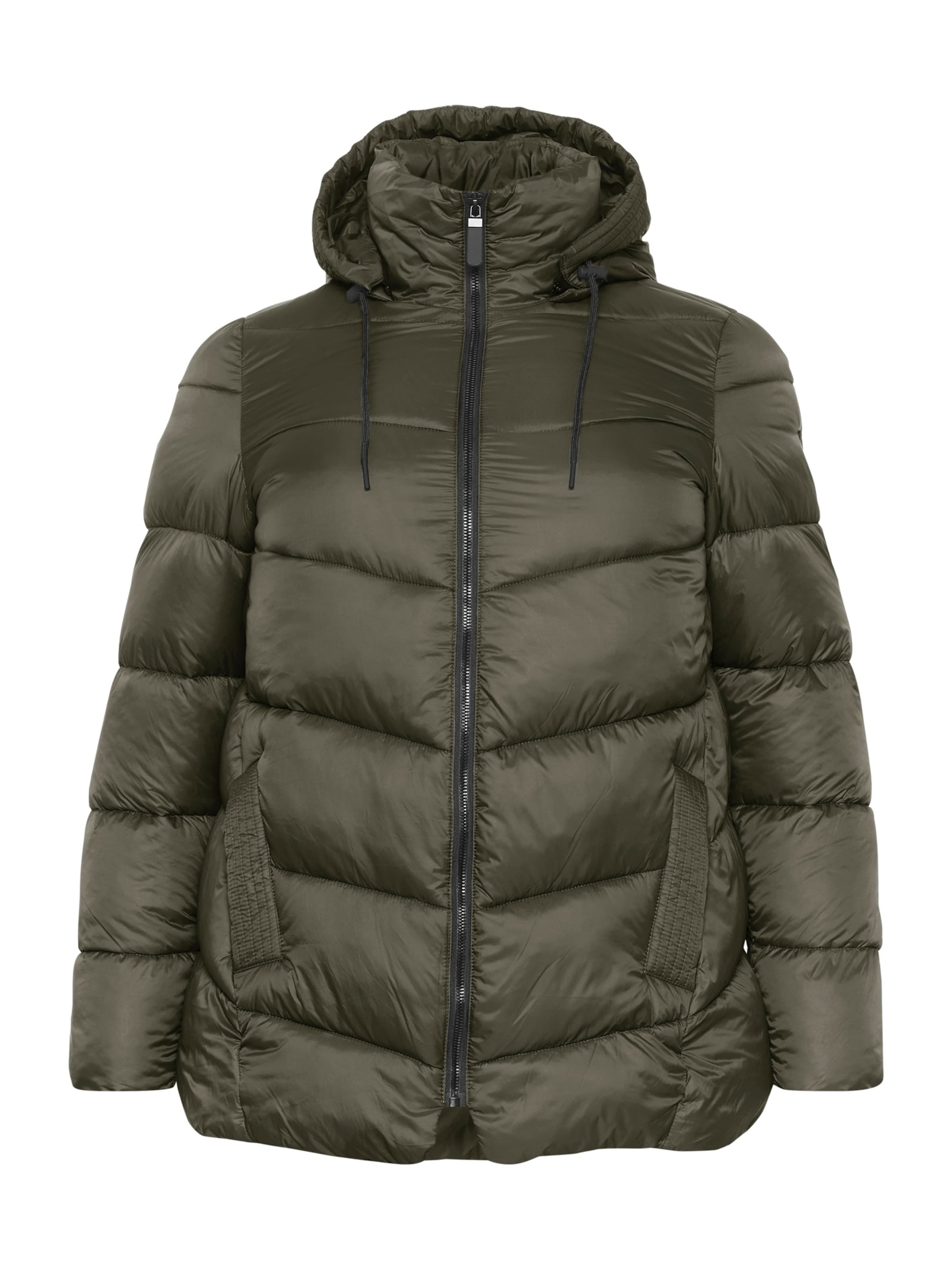 Veste d’hiver 'KCSusanna' KAFFE CURVE en vert : devant