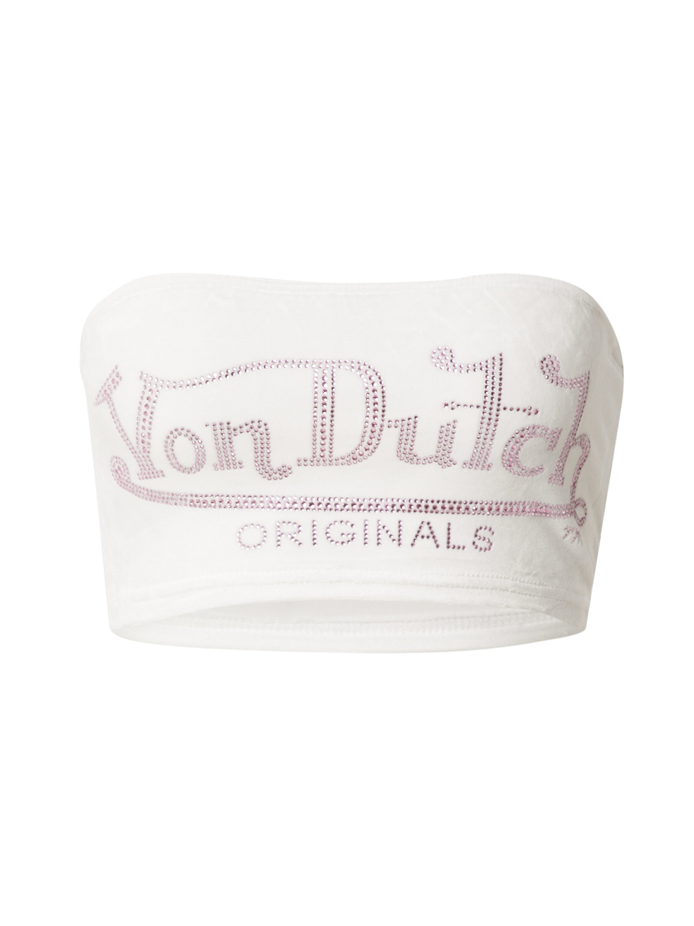 Von Dutch Originals Haut 'Sway' en XS en rose / blanc, Vue avec produit