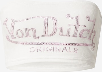 Von Dutch Originals Τοπ 'SWAY' σε λευκό: μπροστά