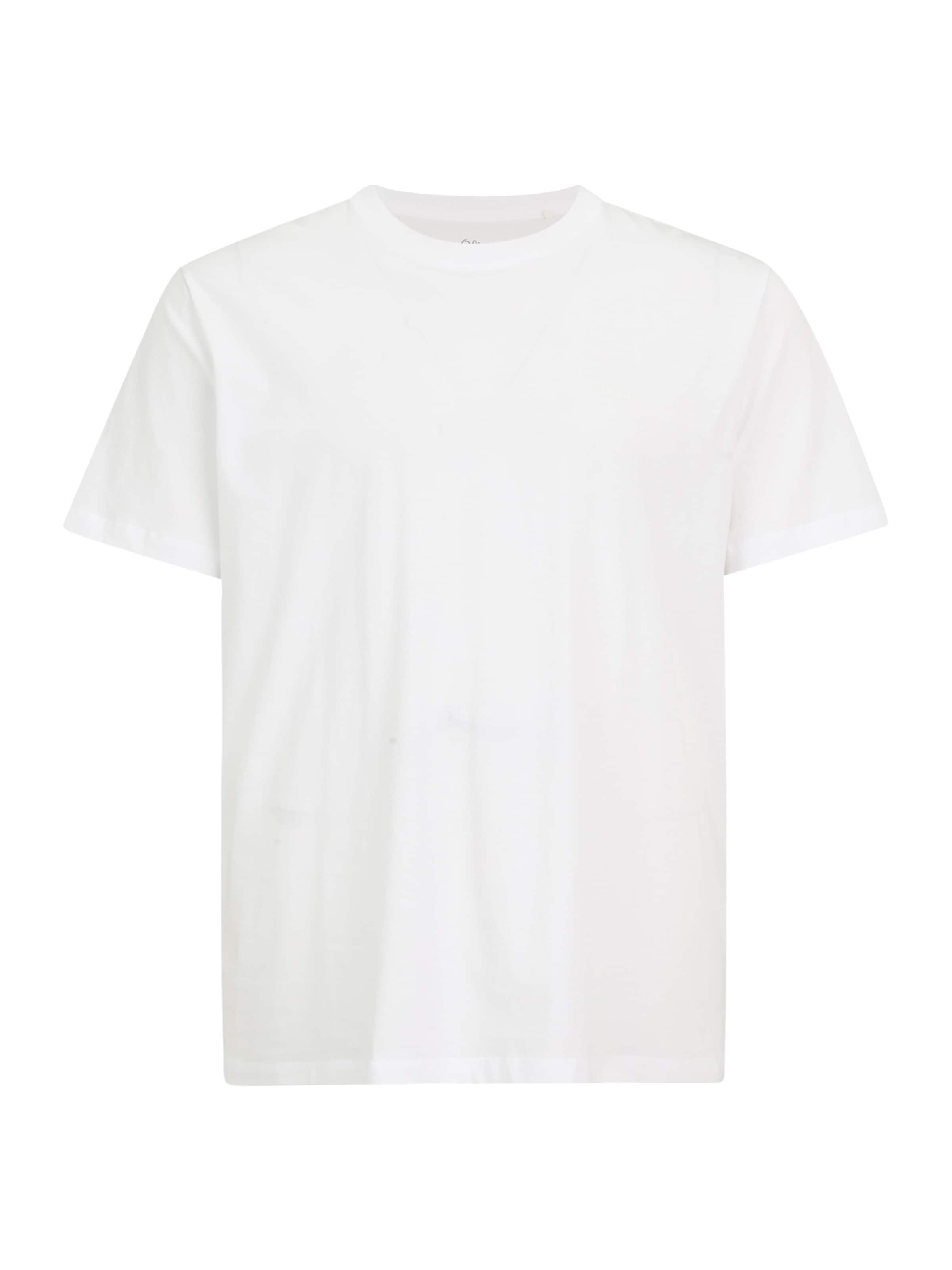 s.Oliver Men Big Sizes T-Shirt in Weiß: Vorderseite