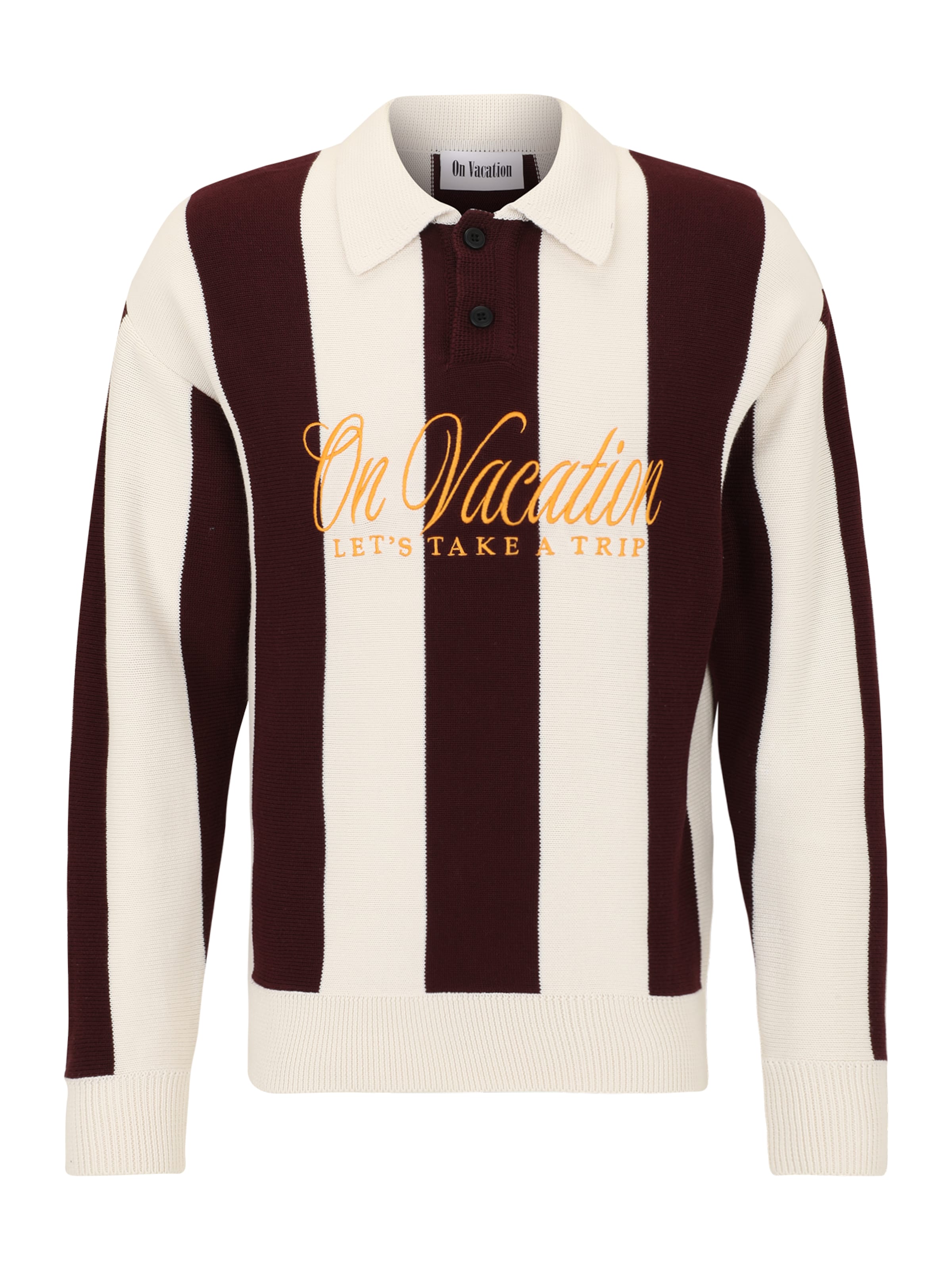 On Vacation Sweater 'Take A Trip' in Red: front