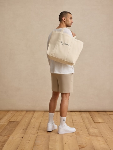 DAN FOX APPAREL Shopper táska 'Joris' - fehér: elől