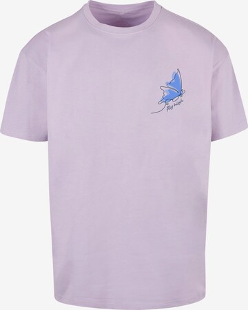 Merchcode T-Shirt 'Fly High' in Lila: predná strana