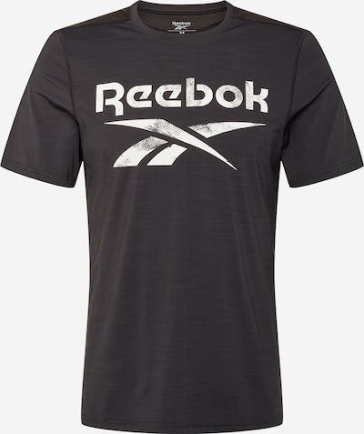 Tricou funcțional Reebok pe negru / alb, Vizualizare produs