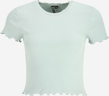 Pieces Petite Shirt in Green: front