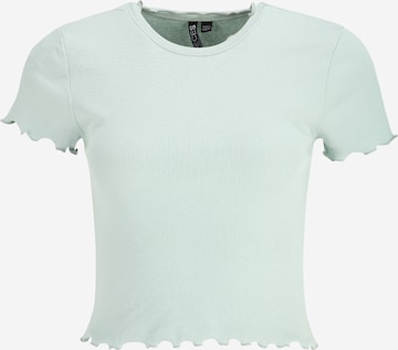 Pieces Petite Shirt in Groen: voorkant