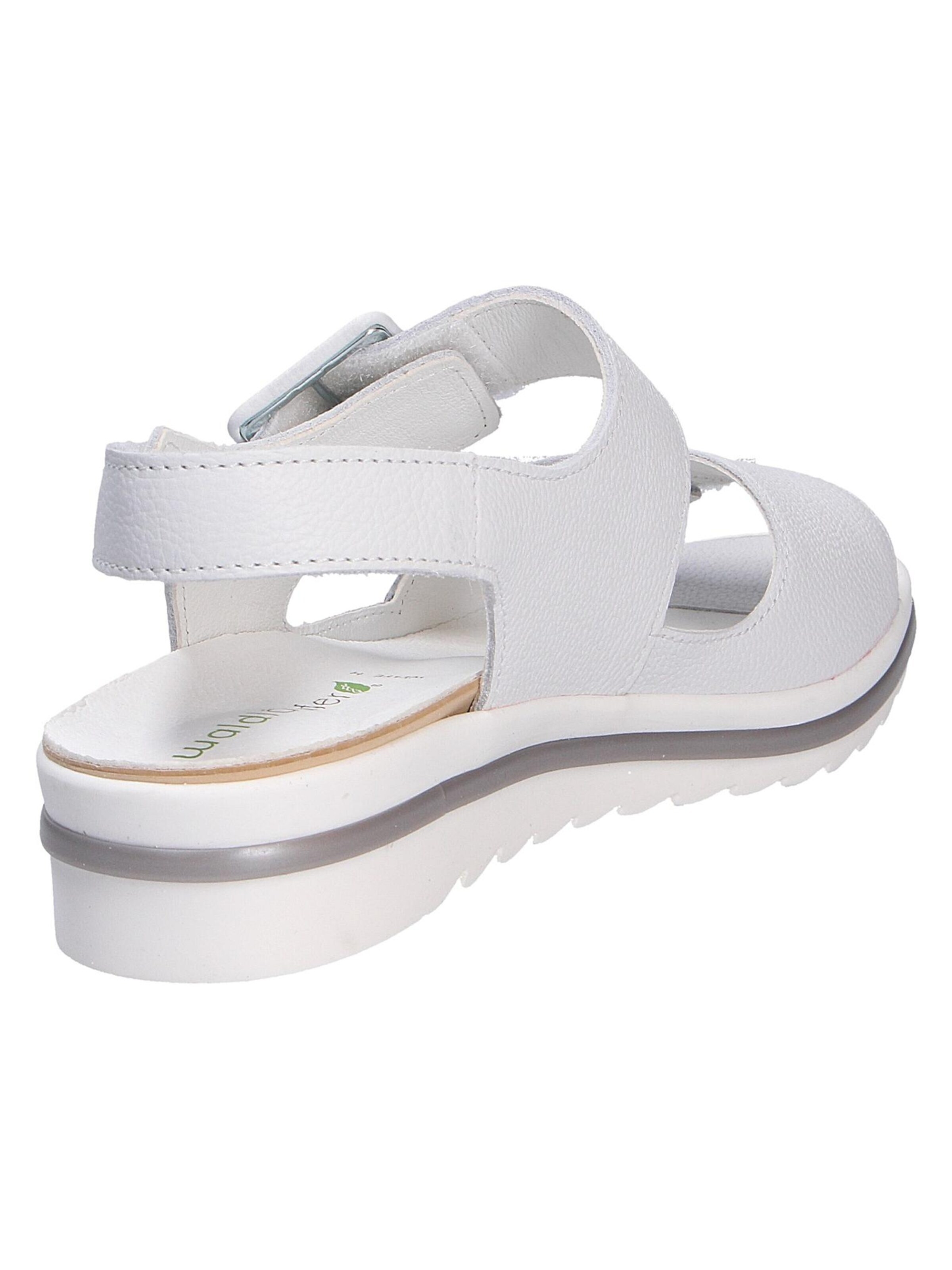 WALDLÄUFER - Sandalias con hebilla 'Hakura' en blanco