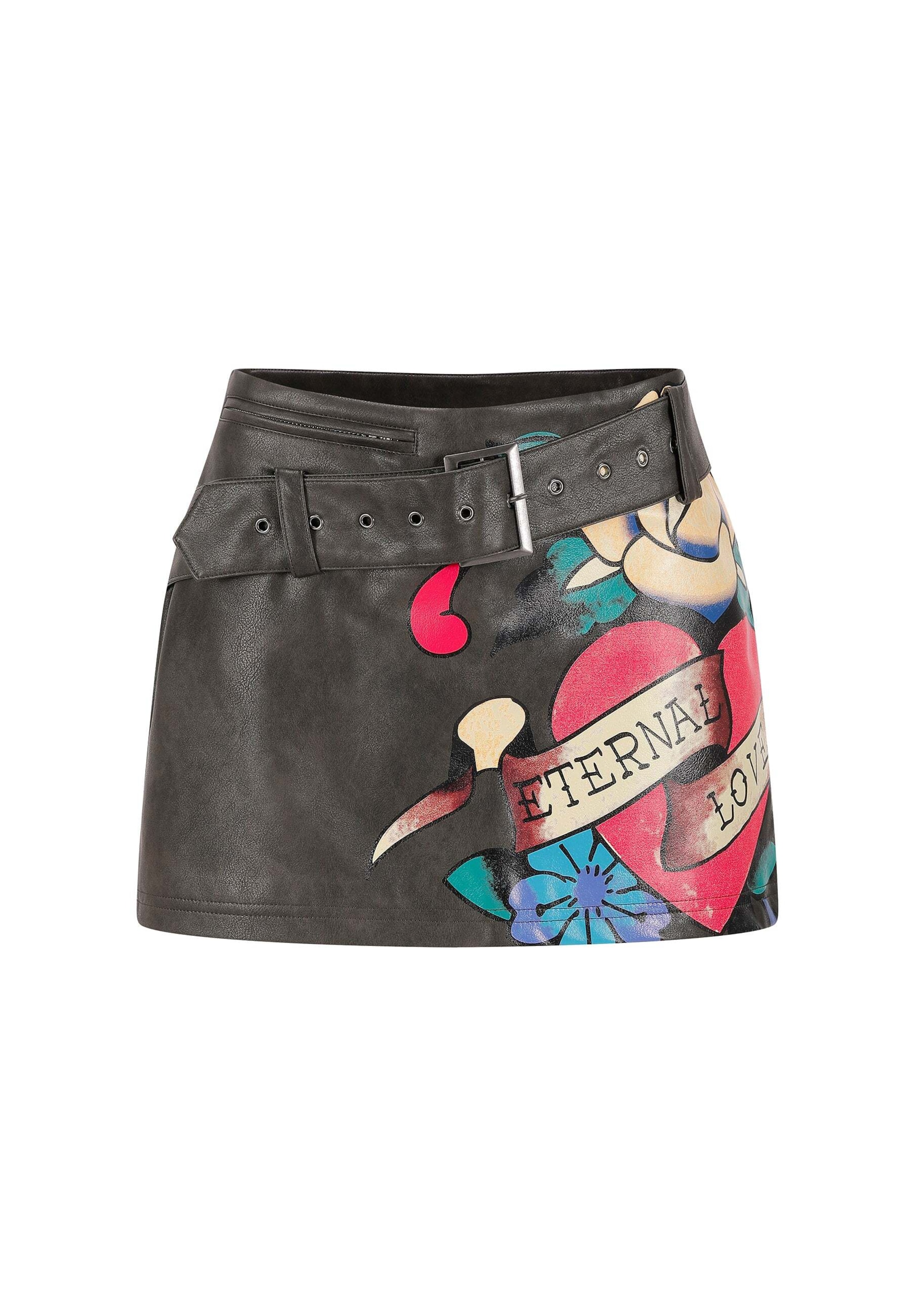 Ed Hardy Hame 'Ewige Liebe' värissä musta: etupuoli