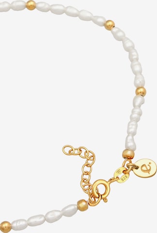ELLI PREMIUM Foot Jewelry 'Perle, Sonne' in Gold