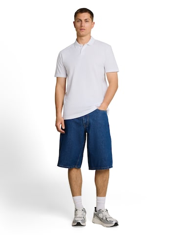 TOM TAILOR DENIM Μπλουζάκι σε λευκό