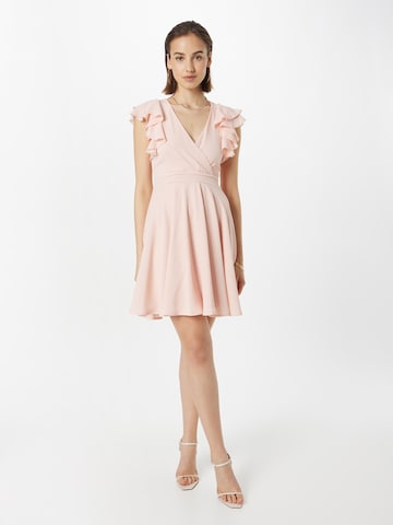 TFNC Koktejlové šaty 'LOULOU' – pink: přední strana