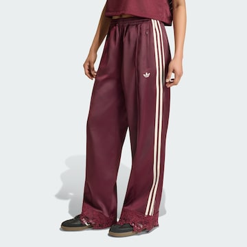 ADIDAS ORIGINALS - Loosefit Calças 'Firebird' em vermelho: frente