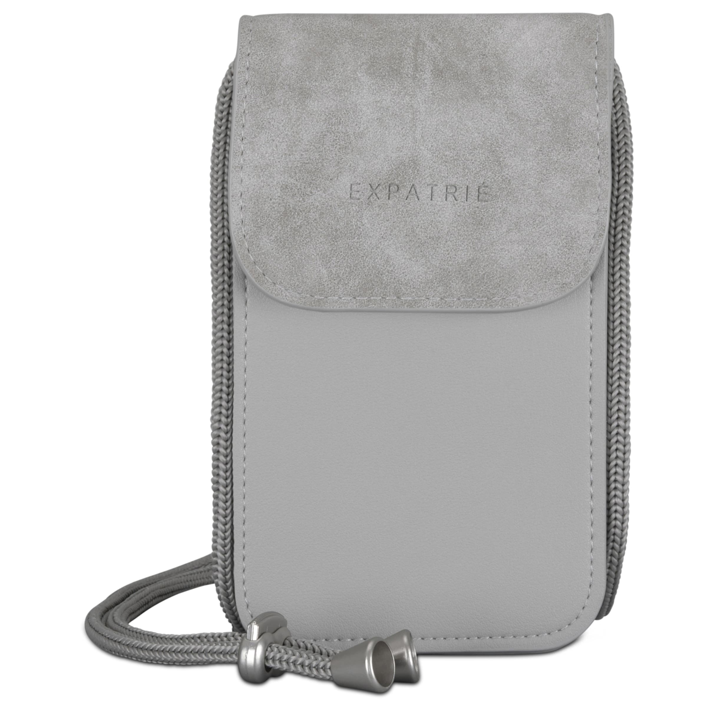 Expatrié Crossbody bag 'Amelie' in Grey: front