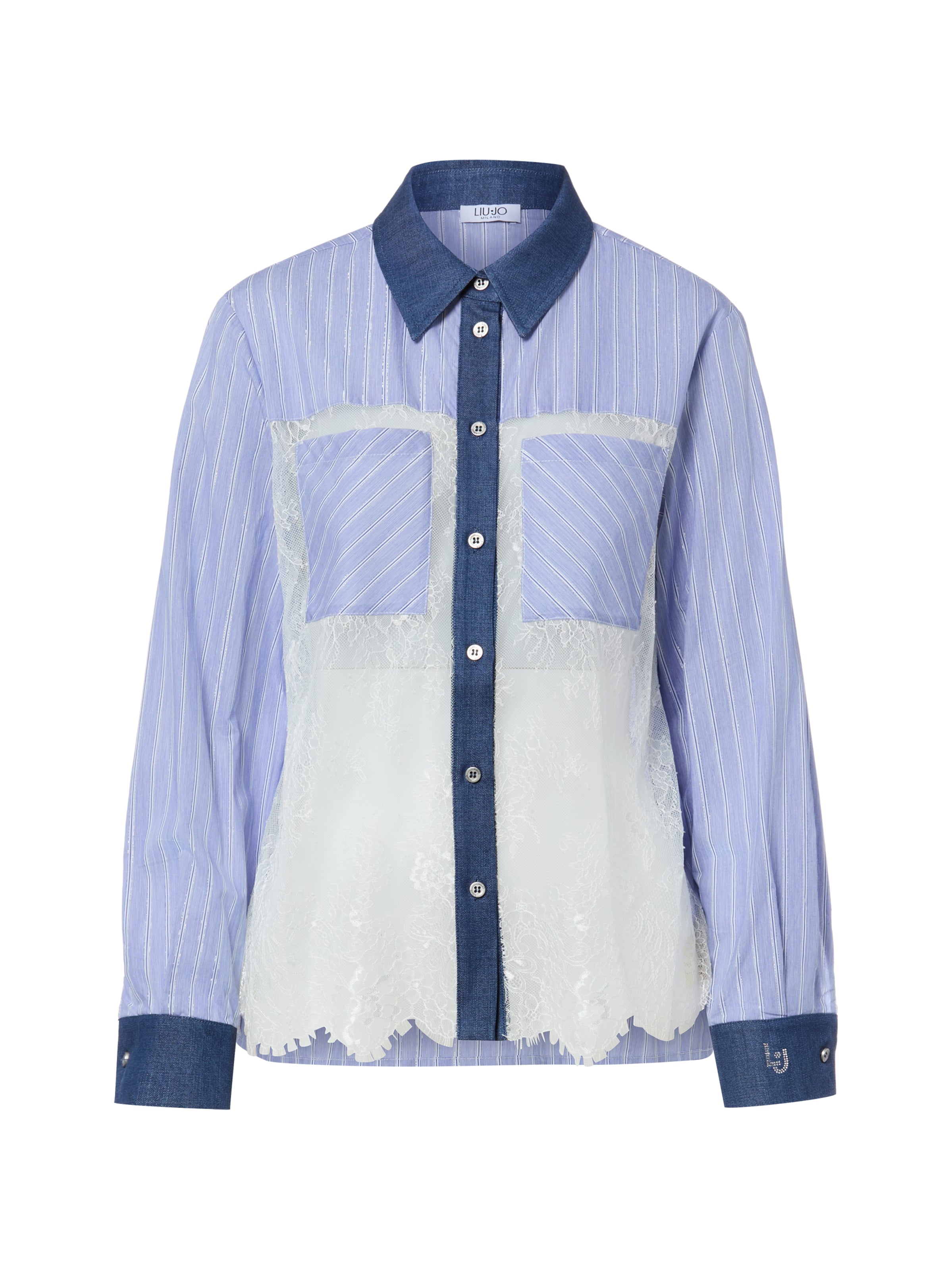 Liu Jo Bluse in Blau: Vorderseite