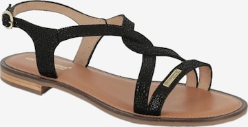 Sandalo 'Ledersandalen „Les Hastral“' di Les Tropéziennes in nero: frontale