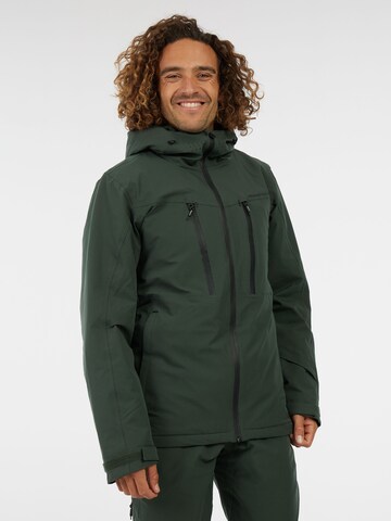 PROTEST Athletic Jacket 'PRTTIMOTHY' in Green: front