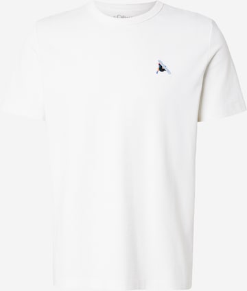 s.Oliver Shirt in Beige: front