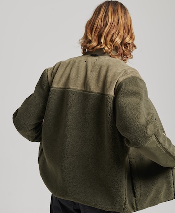 Superdry Fleece jacket in Green