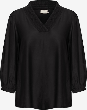 Kaffe - Blusa 'Dahlia' em preto: frente