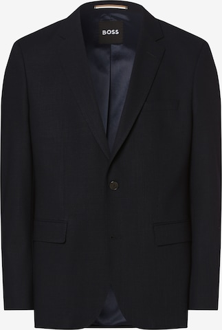 Coupe regular Veste de costume 'Jasper' BOSS Black en bleu : devant