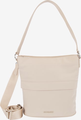 BOGNER Schultertasche 'Maxon' in Beige: Vorderseite